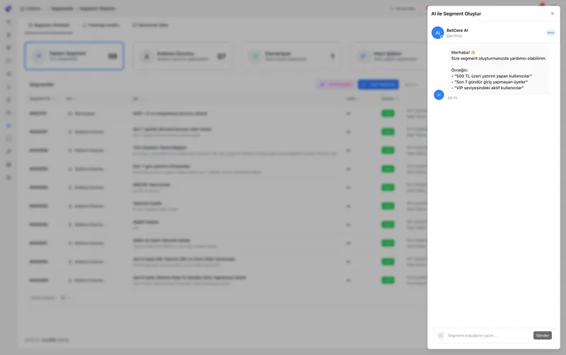 AI Segment Builder
